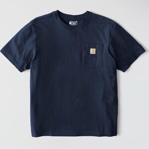 Carhartt Unisex Loose Fit T-Shirt Size Medium in Navy Blue